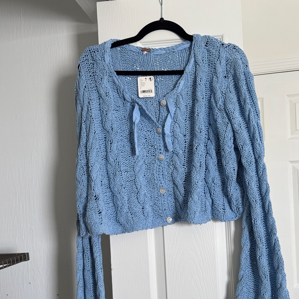 Free People Robyn’s cable knit cardigan